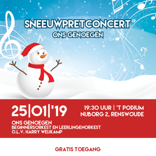 Sneeuwpretconcert 2019