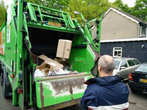 Laatste keer oud papier